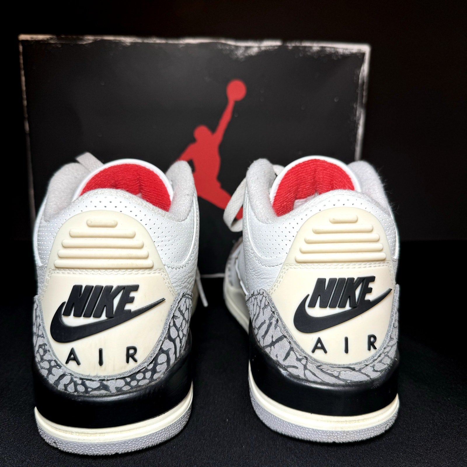 Air Jordan 3 Retro White Cement Reimagined Kids Shoes - Size 4.5