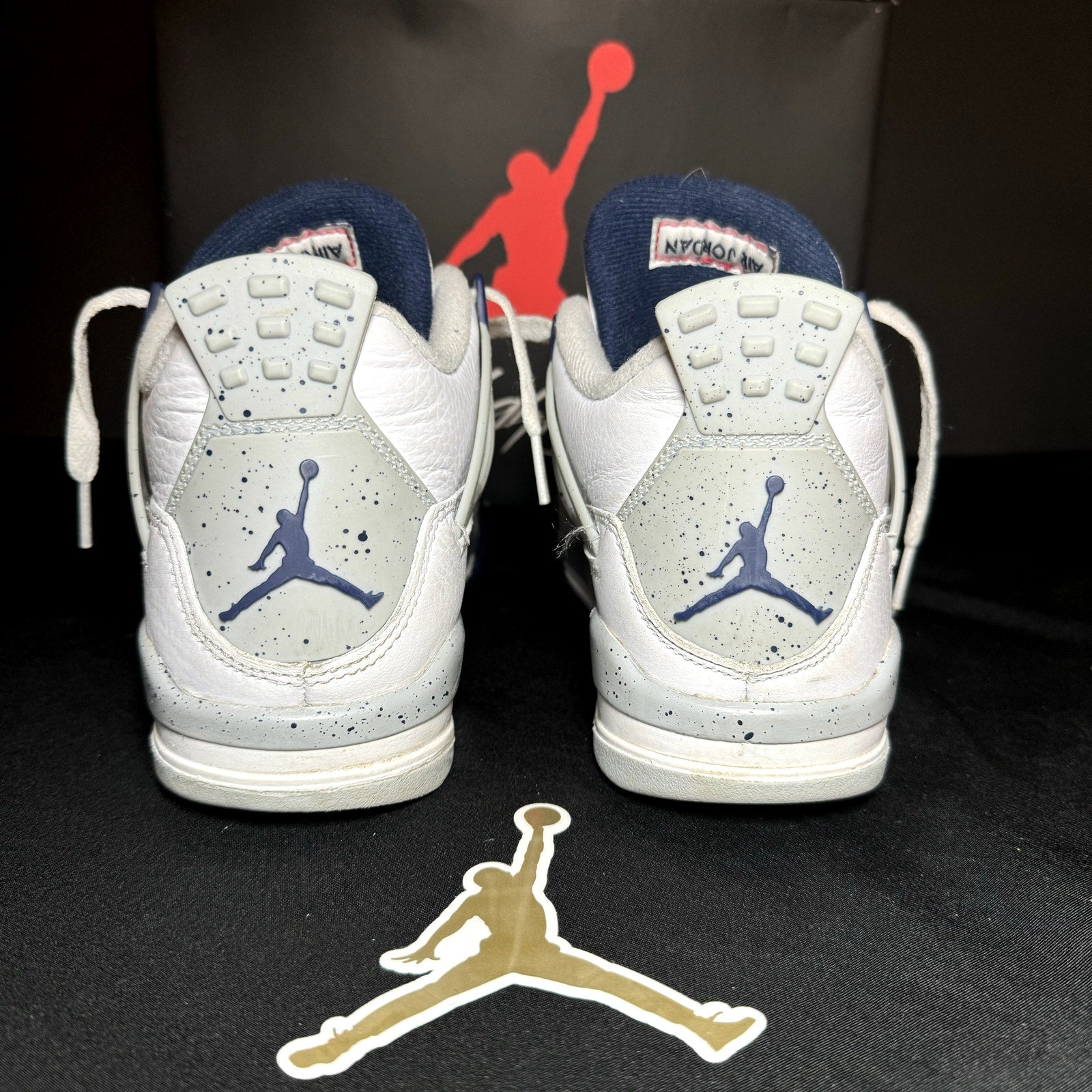 Air Jordan 4 Retro GS Midnight Navy Men's Shoes - Size 5