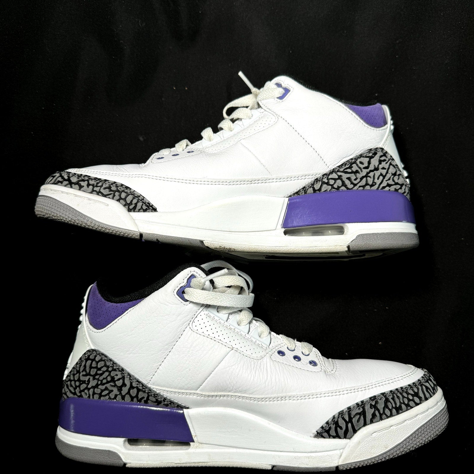 Air Jordan 3 Retro Dark Iris 2022 Men's Shoes - Size 9.5