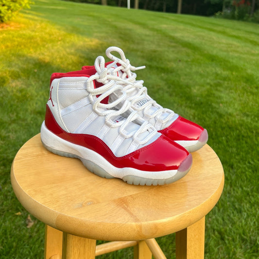 Air Jordan 11 Retro GS Cherry Men's Shoes - Size 4.5