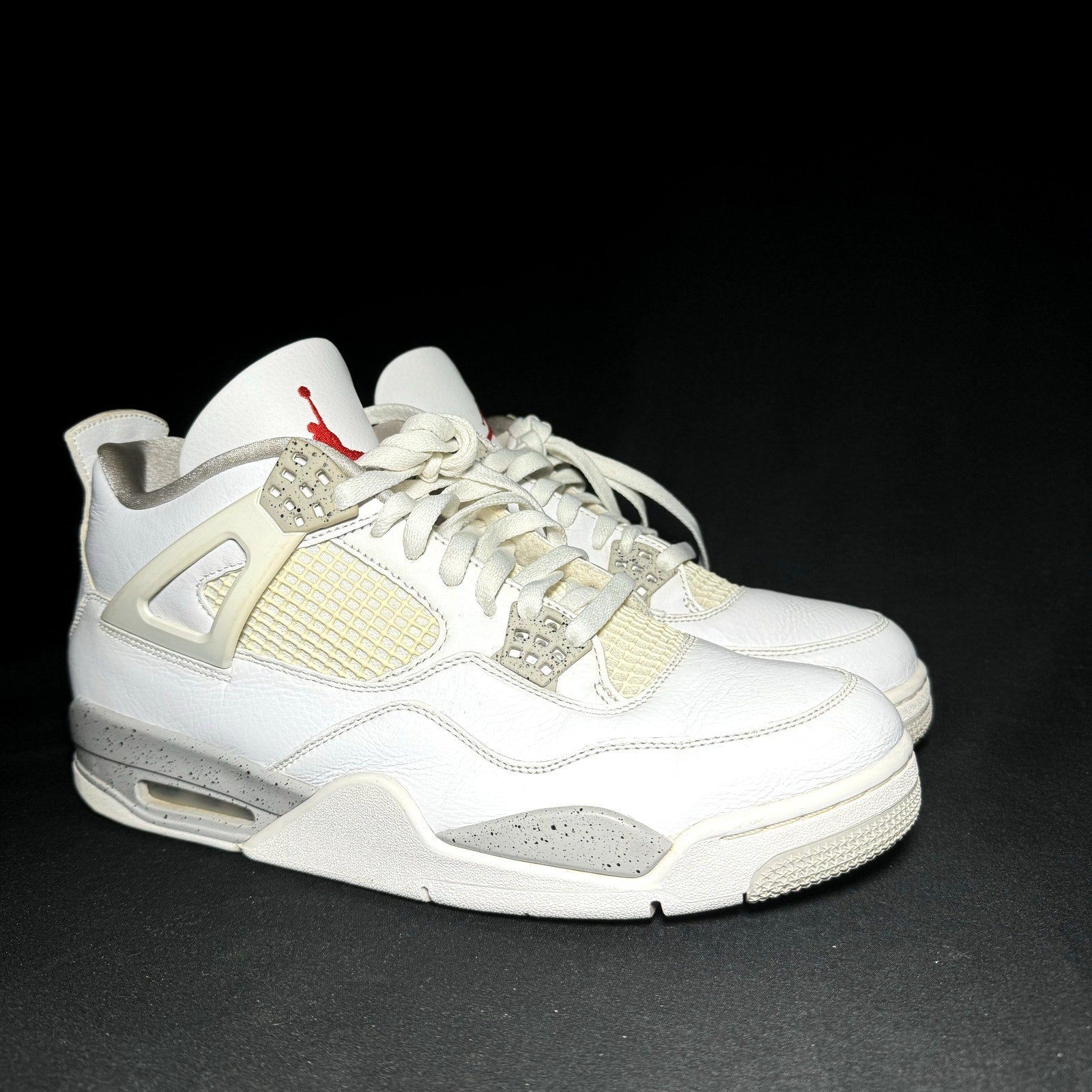 Air Jordan 4 Retro White Oreo 2021 Men's Shoes - Size 12