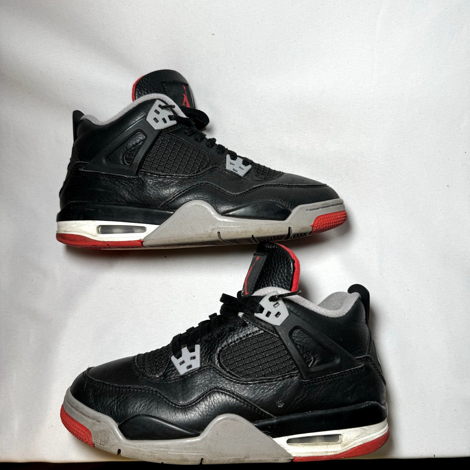 Air Jordan 4 Retro GS Bred Reimagined Kids Shoes - Size 7