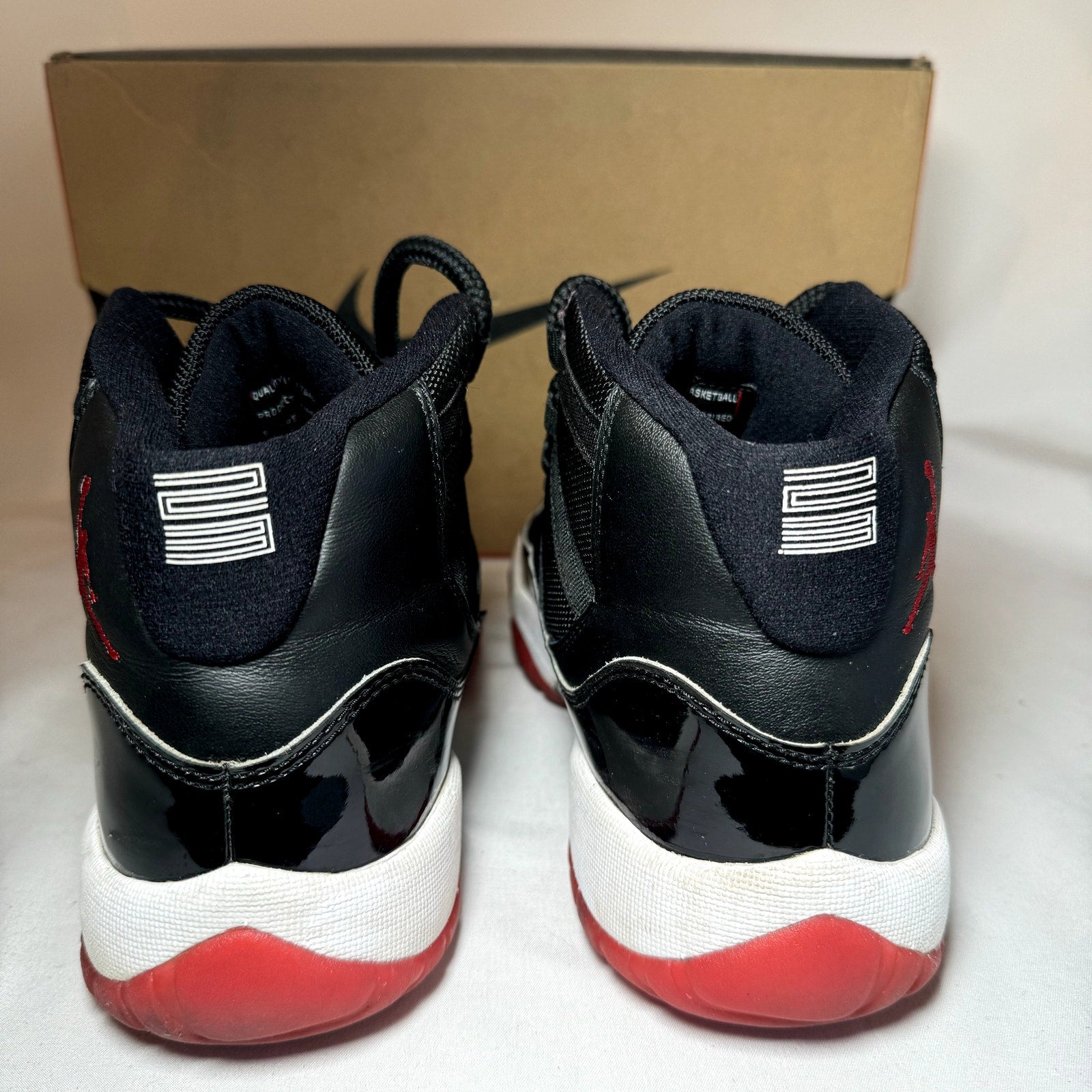 Air Jordan 11 Retro GS Bred 2019 Kids Shoes - Size 7