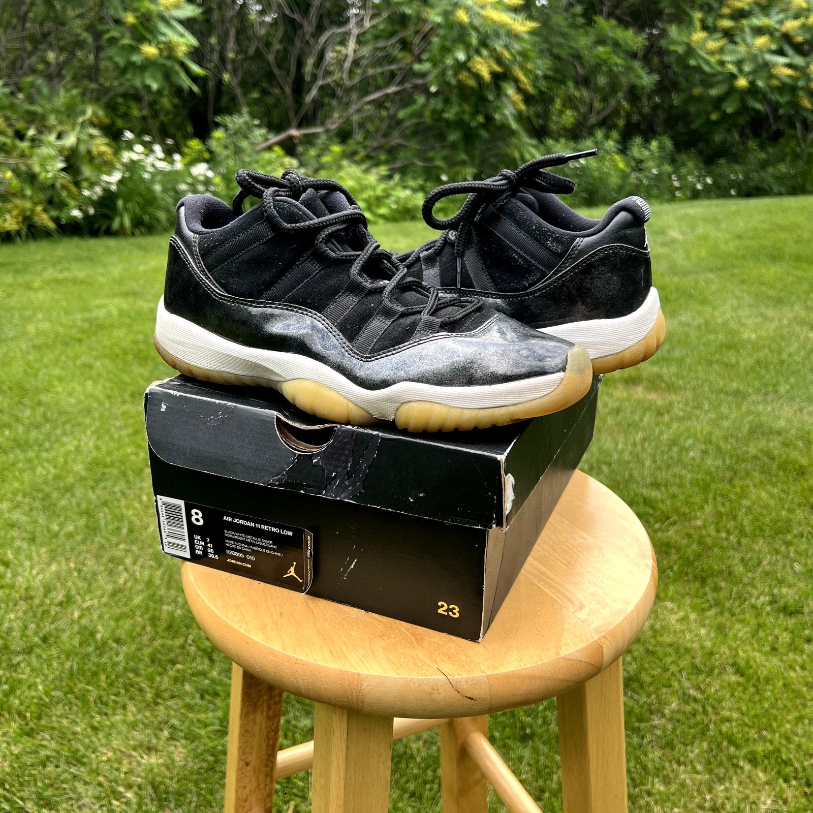 Air Jordan 11 Retro Low Barons Men's Shoes - Size 8