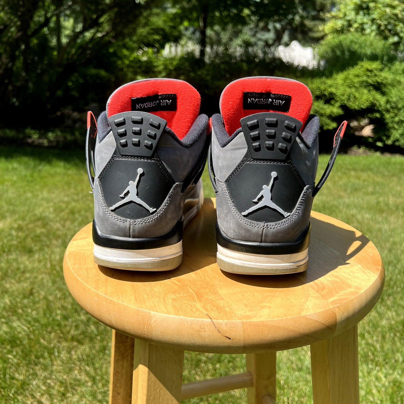 Air Jordan 4 Retro Infrared Men's Shoes - Size 9