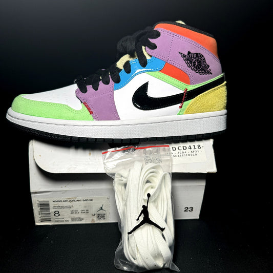 Air Jordan 1 Mid SE Lightbulb Women's Shoes - Size 8