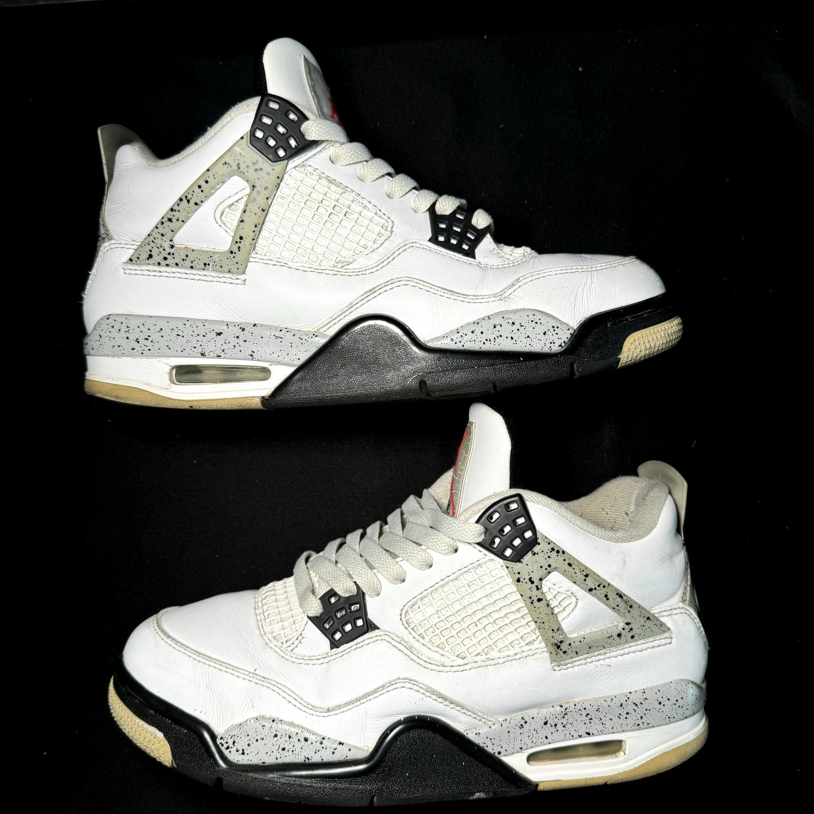 Air Jordan 4 Retro OG White Cement 2016 Men's Shoes - Size 8.5