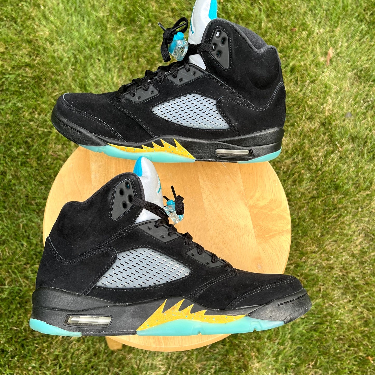 Air Jordan 5 Retro Aqua Men's Shoes - Size 10