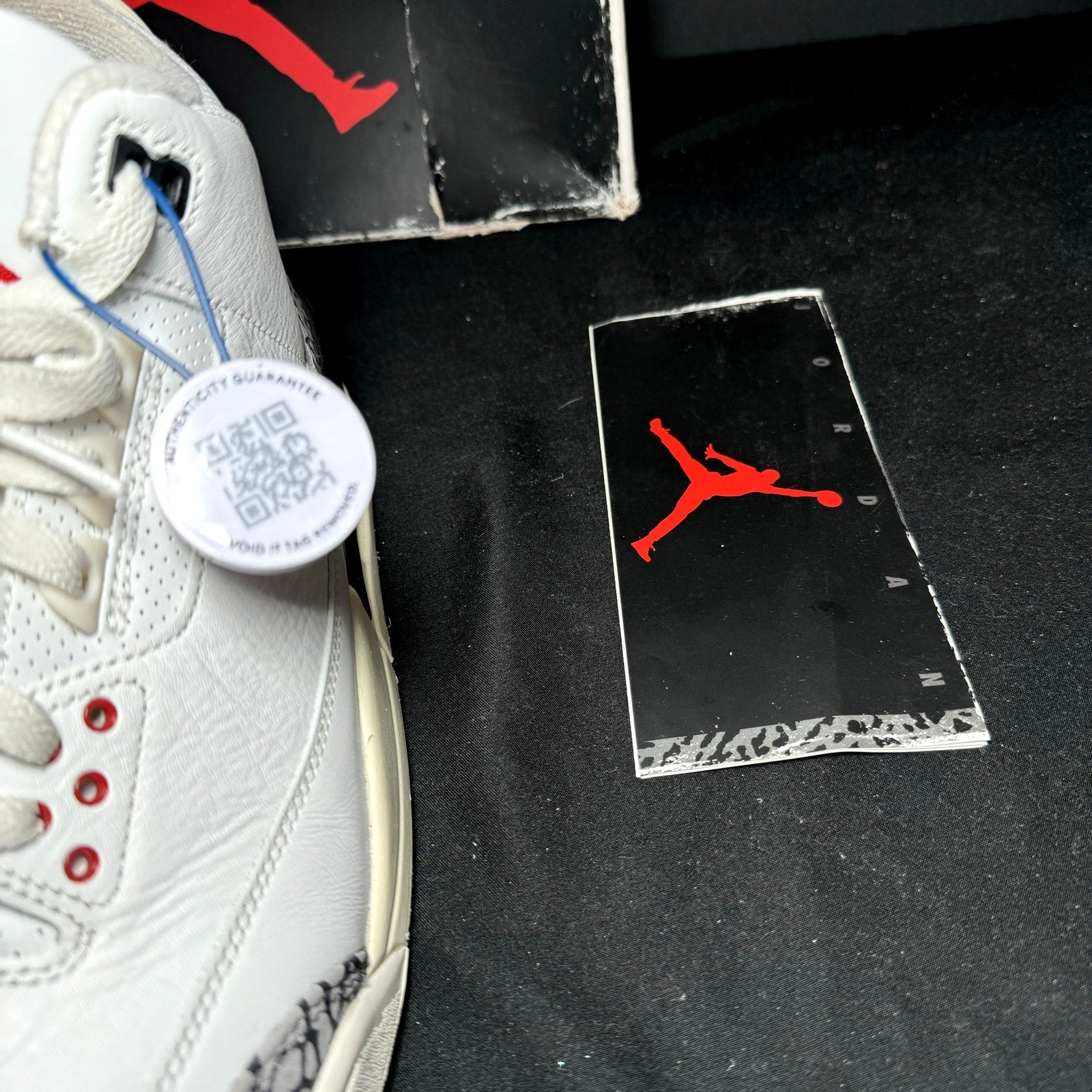 Air Jordan 3 Retro White Cement Reimagined Men's Shoes - Size 12