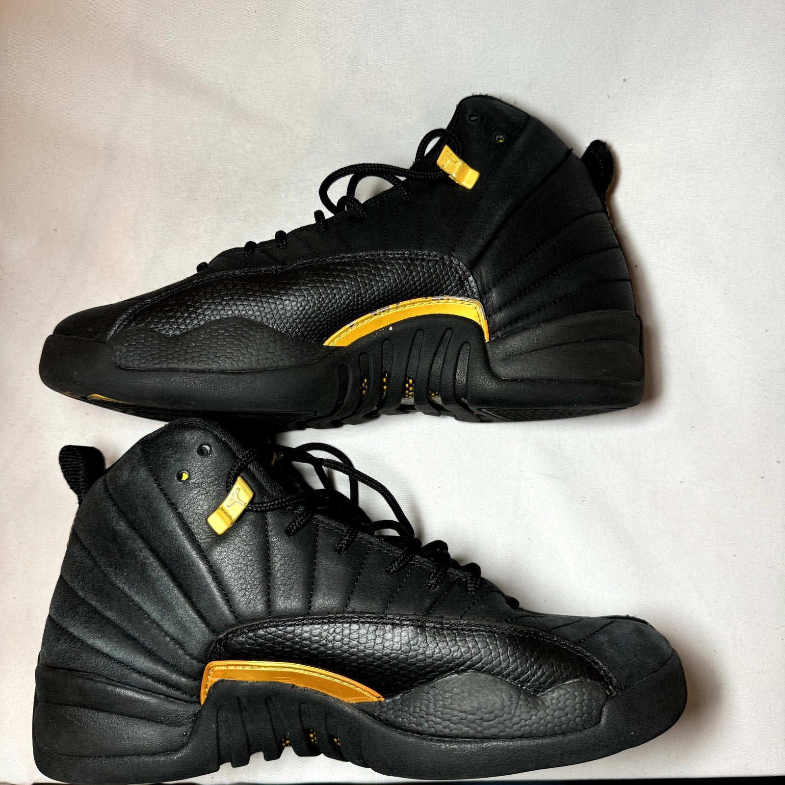 Air Jordan 12 Retro GS Black Taxi Kids Shoes - Size 7