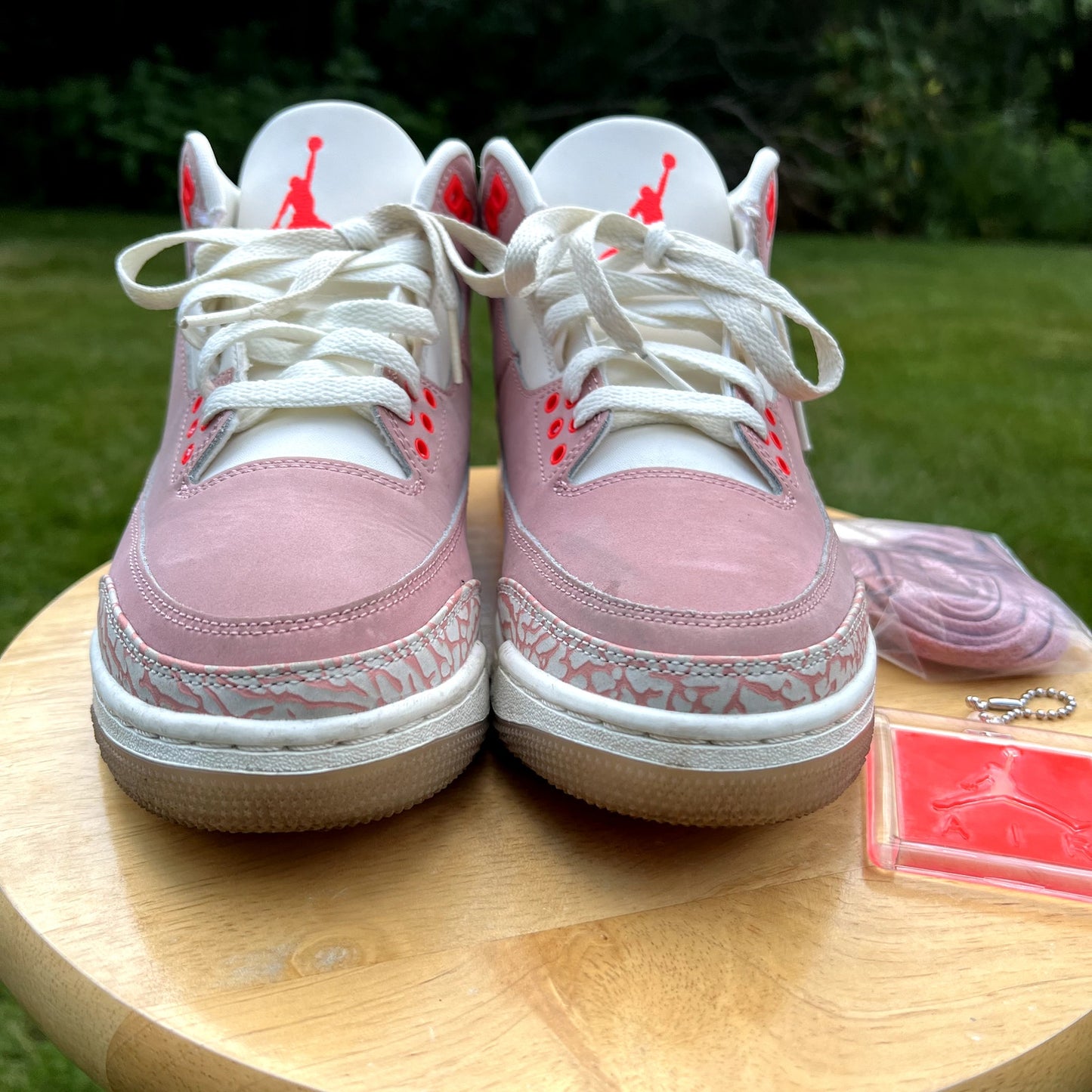 Wmns Air Jordan 3 Retro Rust Pink Women's Shoes - Size 8.5