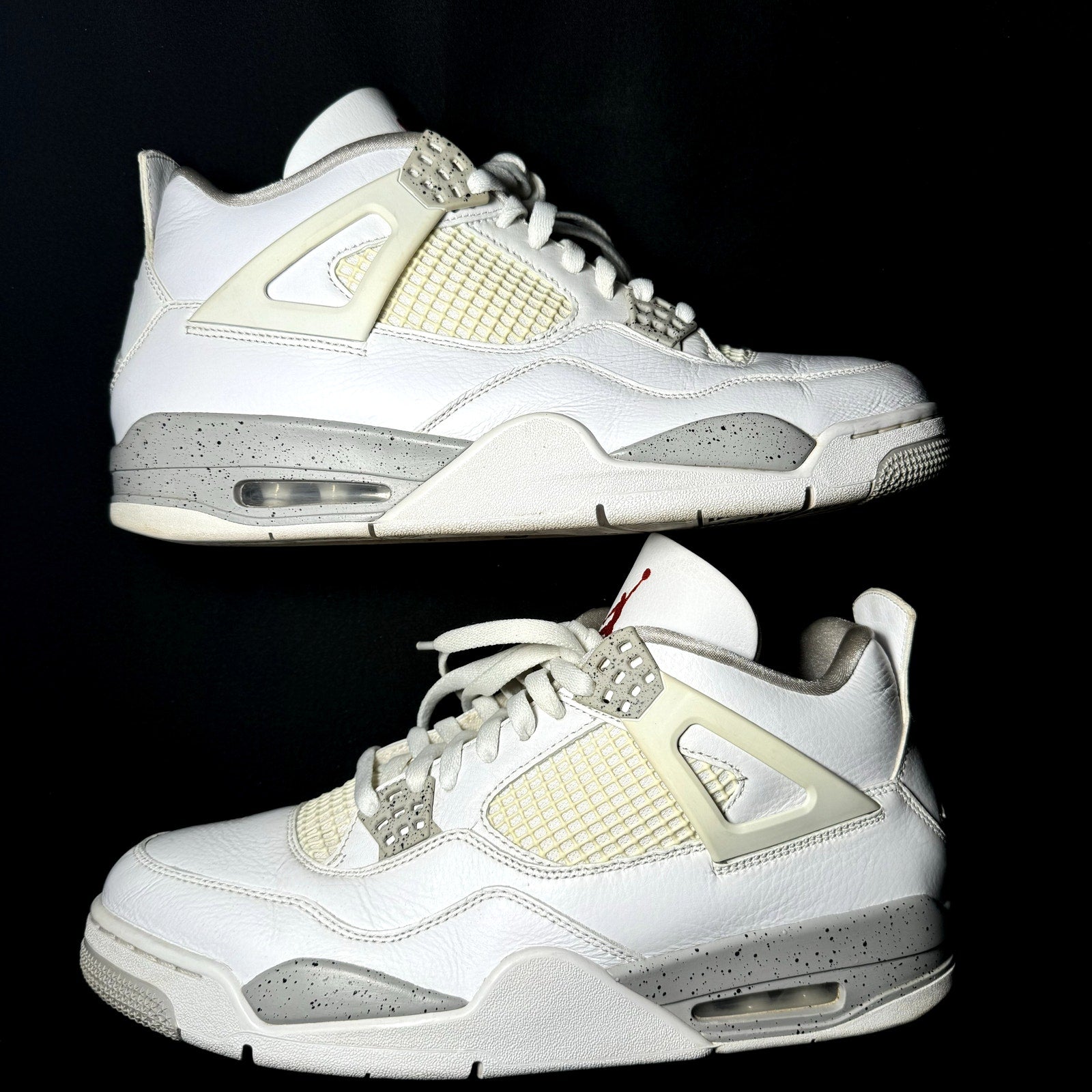 Air Jordan 4 Retro White Oreo 2021 Men's Shoes - Size 12