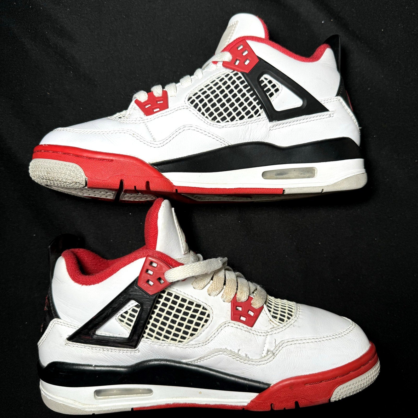 Air Jordan 4 Retro OG GS Fire Red 2020 Kids Shoes - Size 6