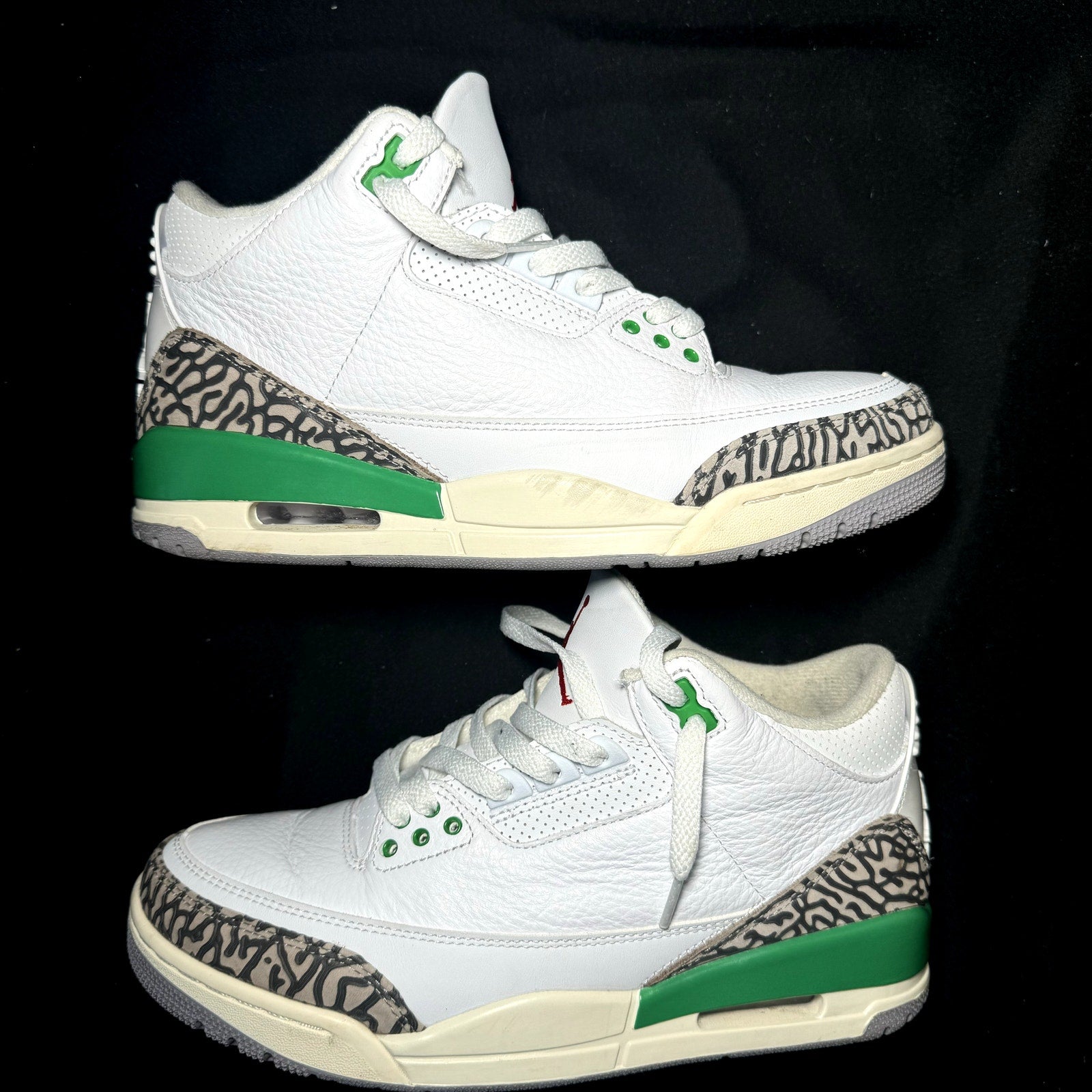 Air Jordan 3 Retro Lucky Green Women's Shoes - Size 9.5