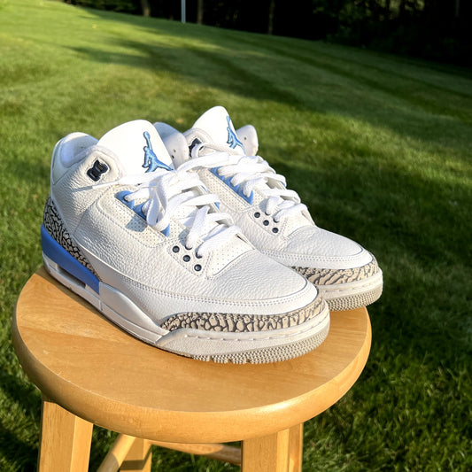 Air Jordan 3 Retro UNC 2020 Men's Shoes - Size 10