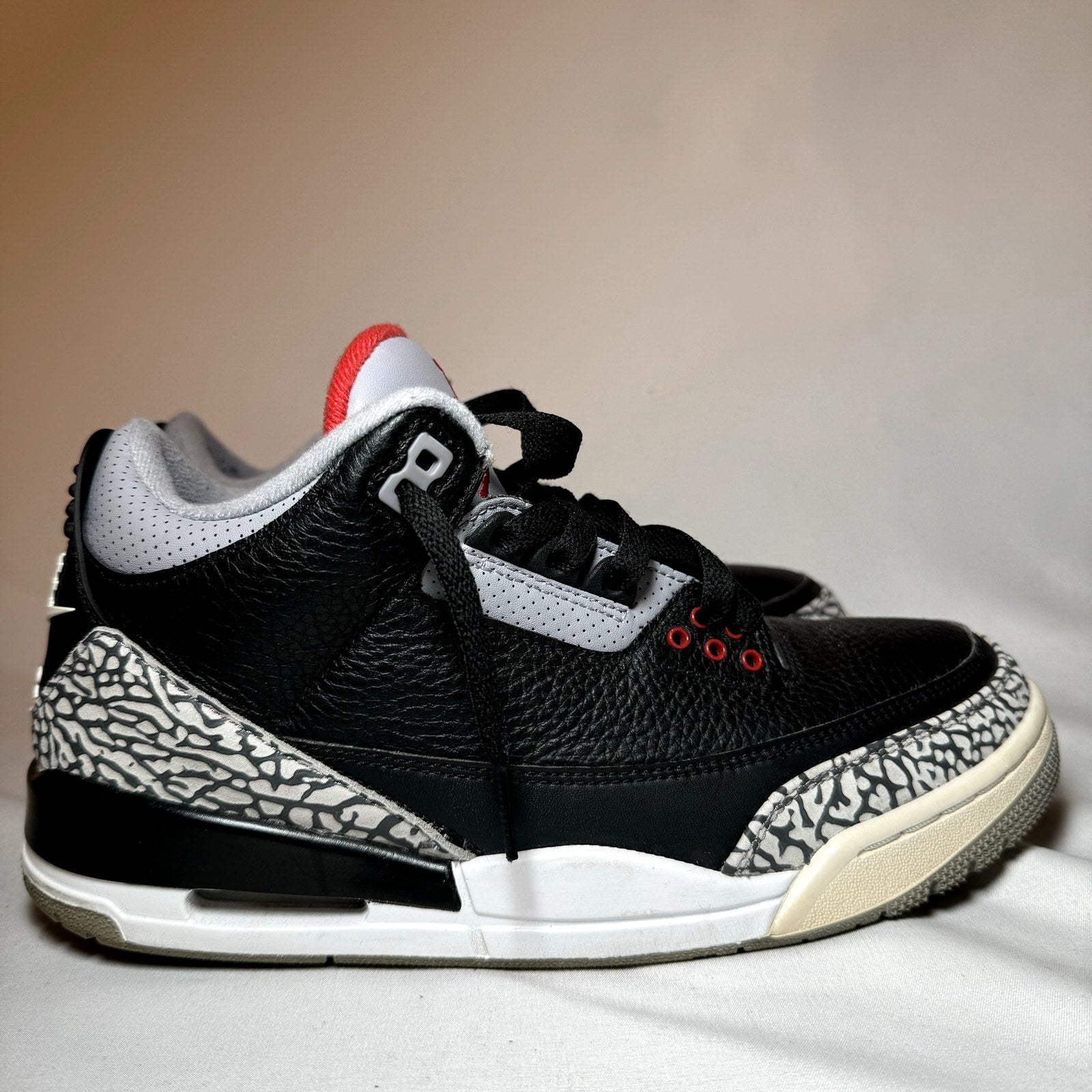 Air Jordan 3 Retro OG Black Cement 2018 Men's Shoes - Size 8.5