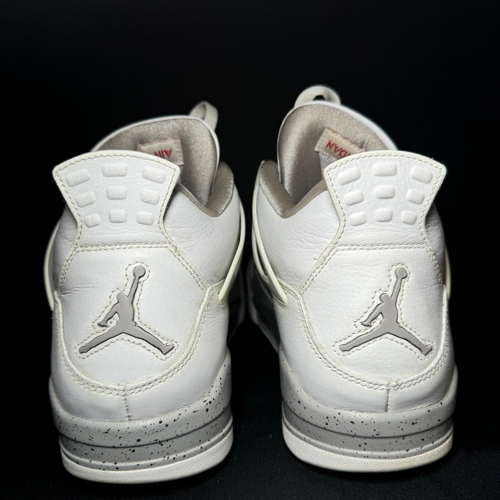 Air Jordan 4 Retro White Oreo Men's Shoes - Size 12