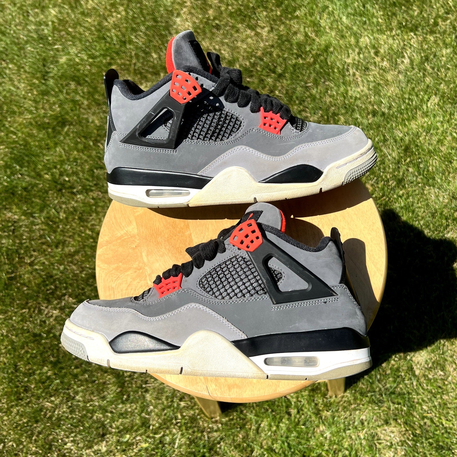 Air Jordan 4 Retro Infrared Men's Shoes - Size 9