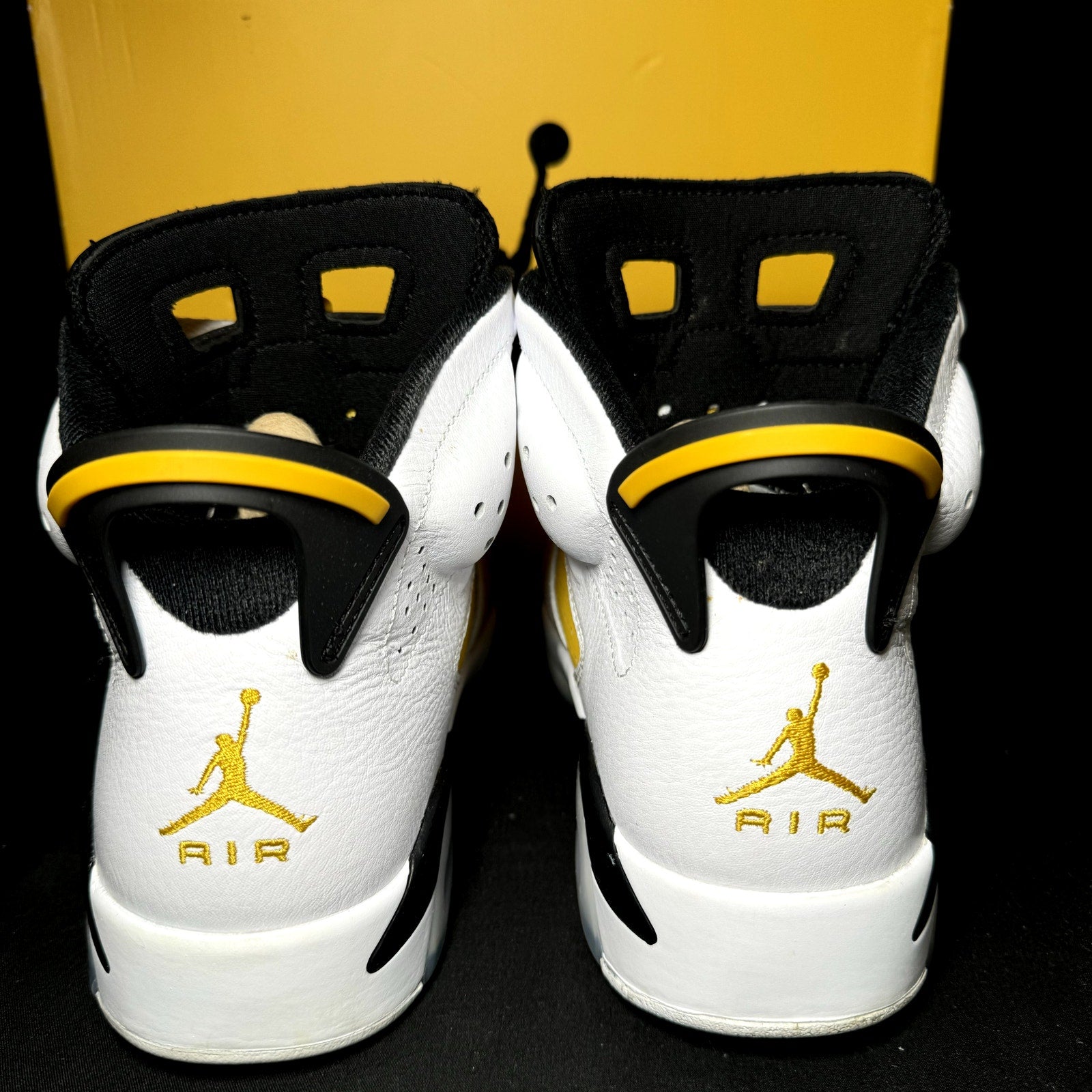 Air Jordan 6 Retro Yellow Ochre Men's Shoes - Size 8.5