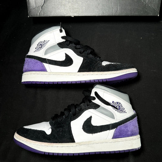 Air Jordan 1 Mid SE Varsity Purple 2020 Men's Shoes - Size 8.5