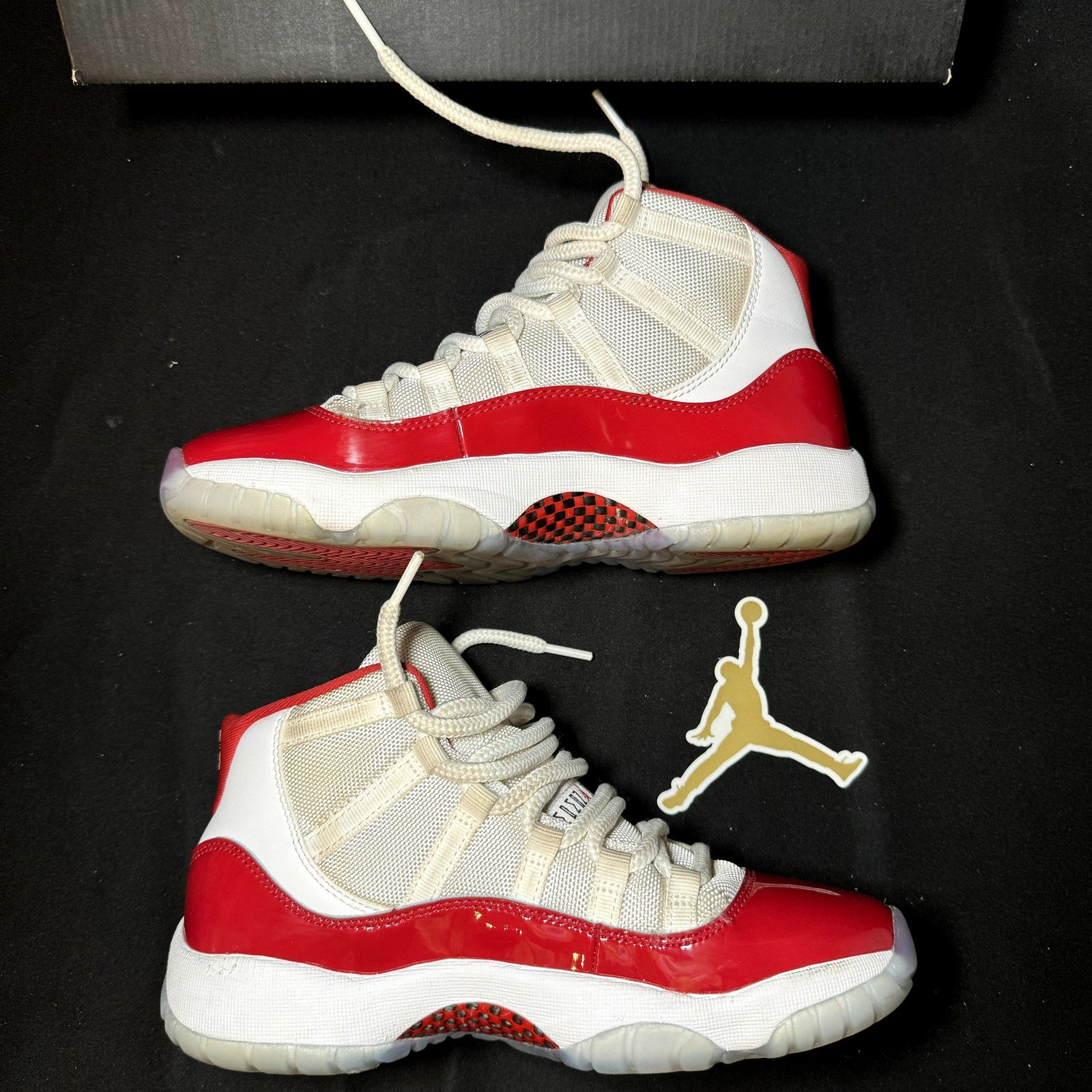 Air Jordan 11 Retro GS Cherry 2022 Kids Shoes - Size 5