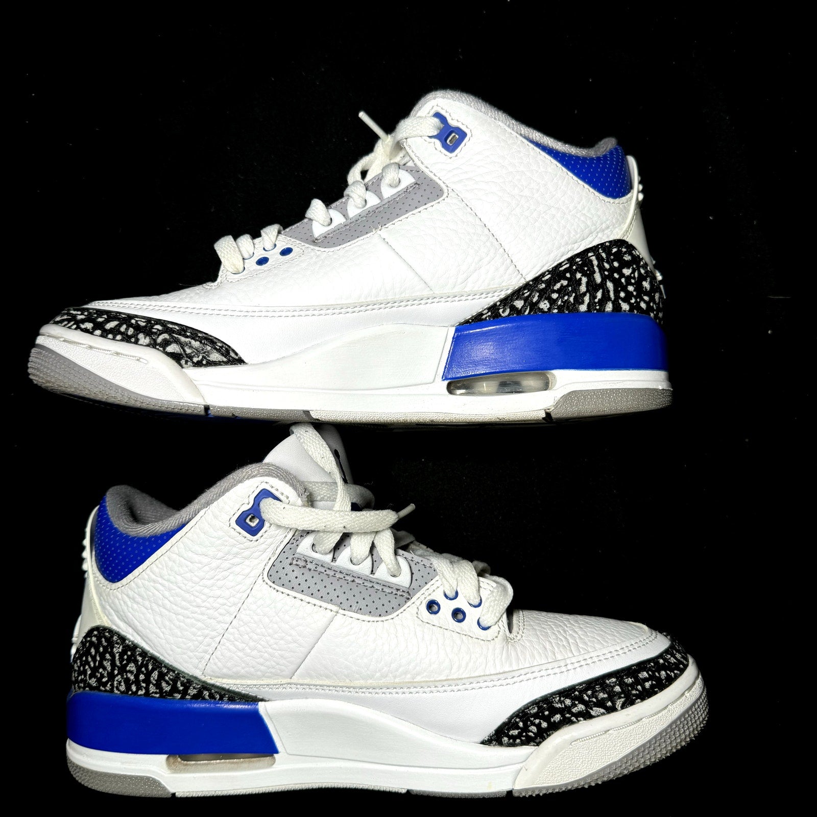 Air Jordan 3 Retro Racer Blue Men's Shoes - Size 7