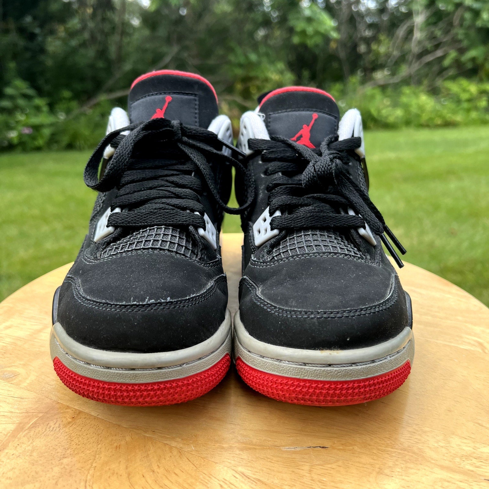 Air Jordan 4 Retro OG GS Bred 2019 Kids Shoes - Size 5.5