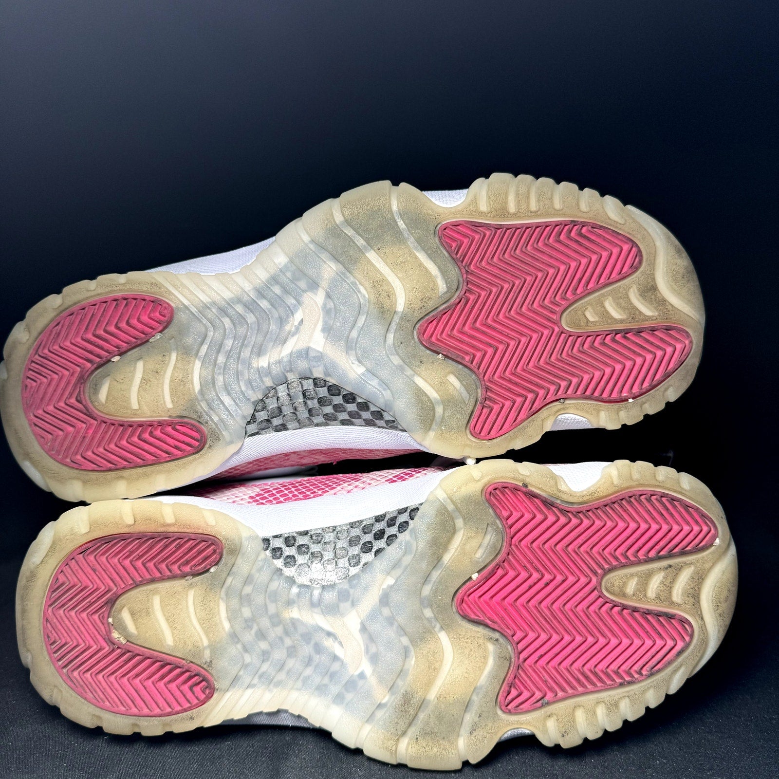 Air Jordan 11 Retro Low Pink Snakeskin 2019 Women's Shoes - Size 8