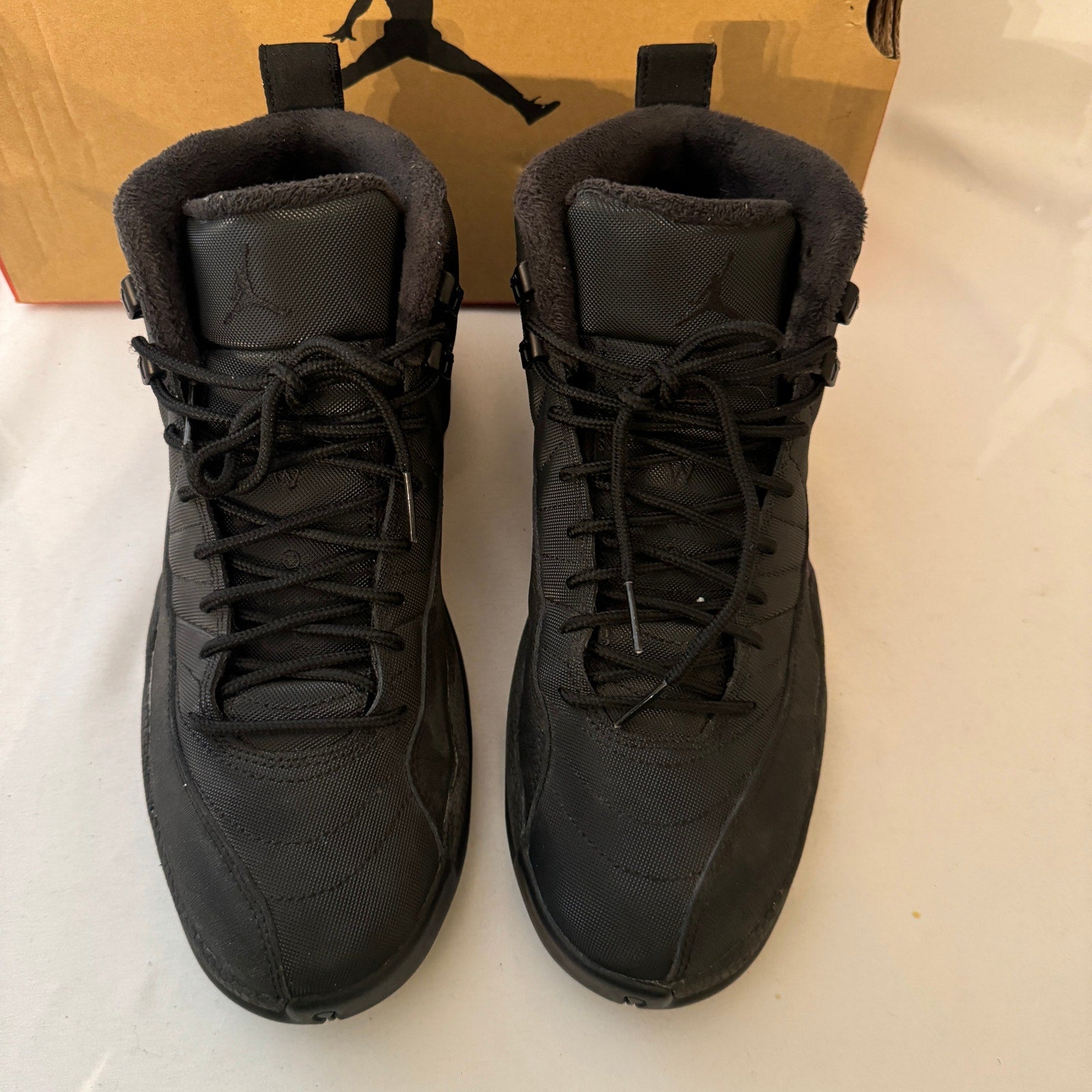 Air Jordan 12 Retro Winterized Triple Black Men's Shoes - Size 8.5