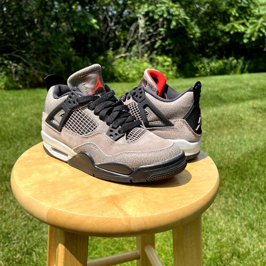 Air Jordan 4 Retro GS Taupe Haze Kids Shoes - Size 5