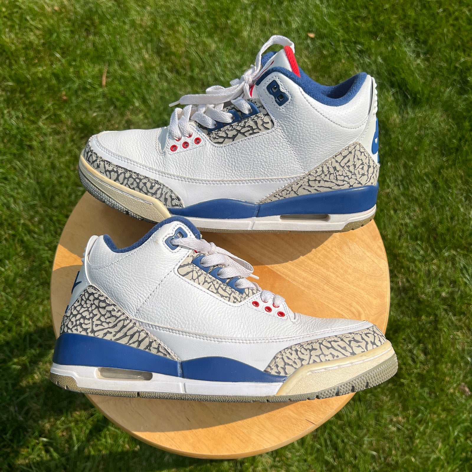 Air Jordan 3 Retro OG True Blue 2016 Men's Shoes - Size 7