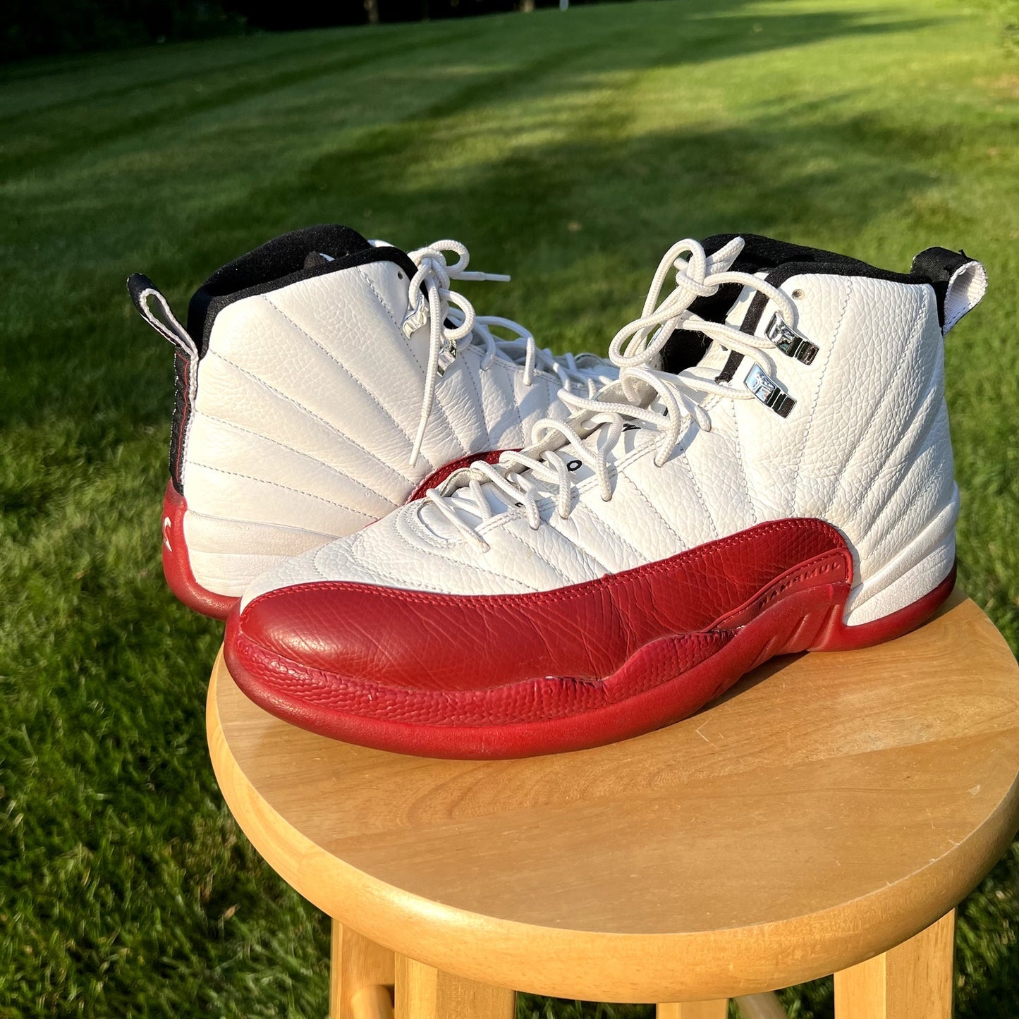 Air Jordan 12 Retro Cherry 2009 Men's Shoes - Size 10.5