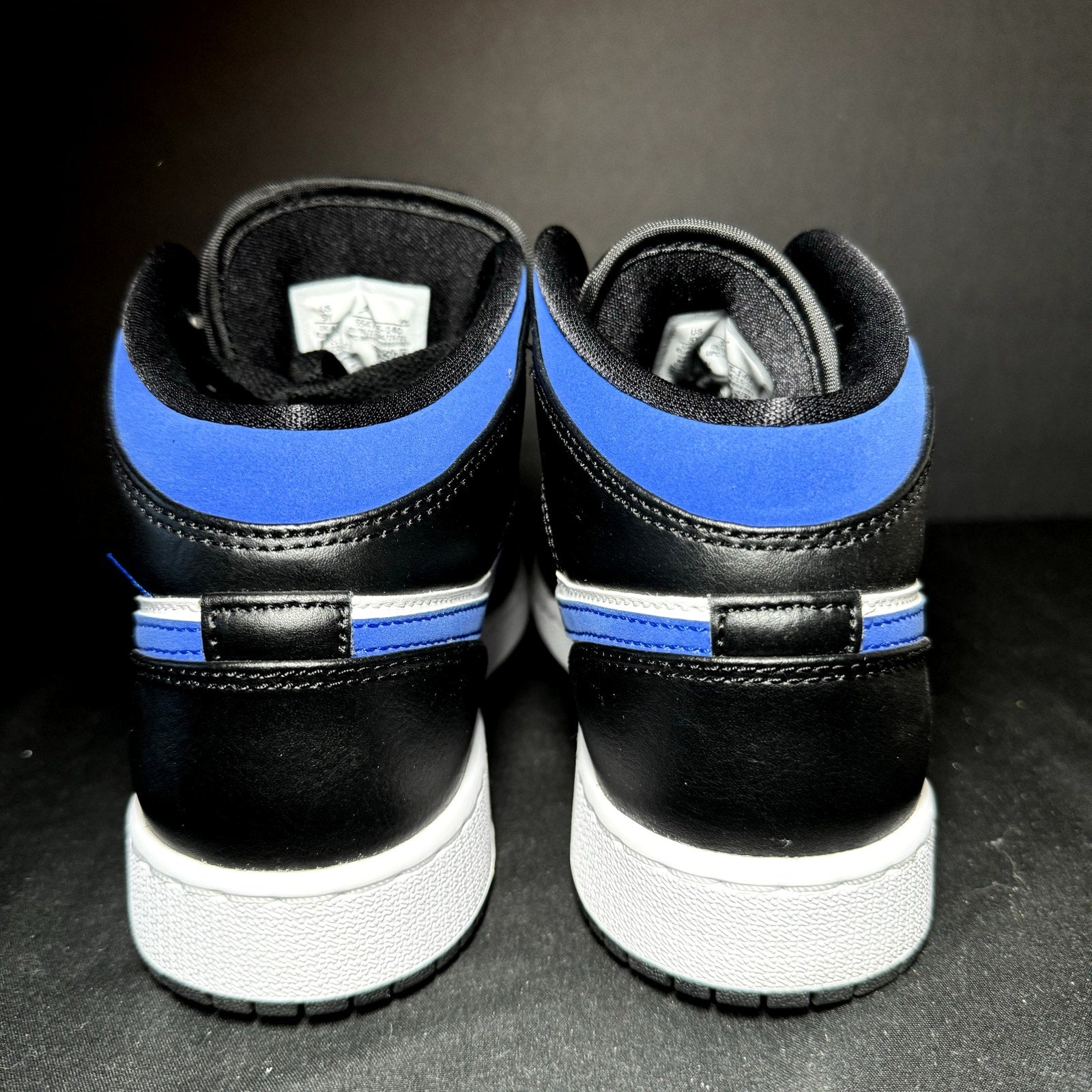 Air Jordan 1 Mid GS Racer Blue Kids Shoes - Size 5