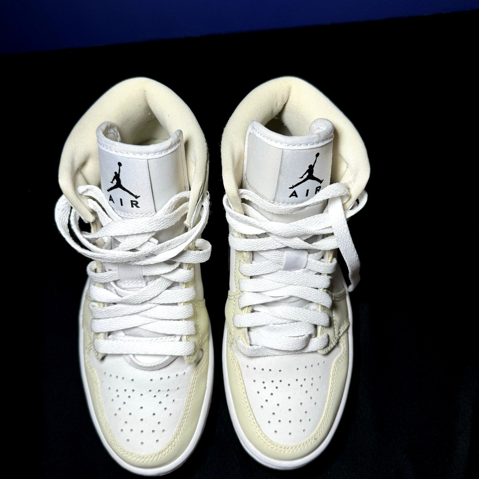 Air Jordan 1 Mid Coconut Milk Women's Shoes - Size 5.5