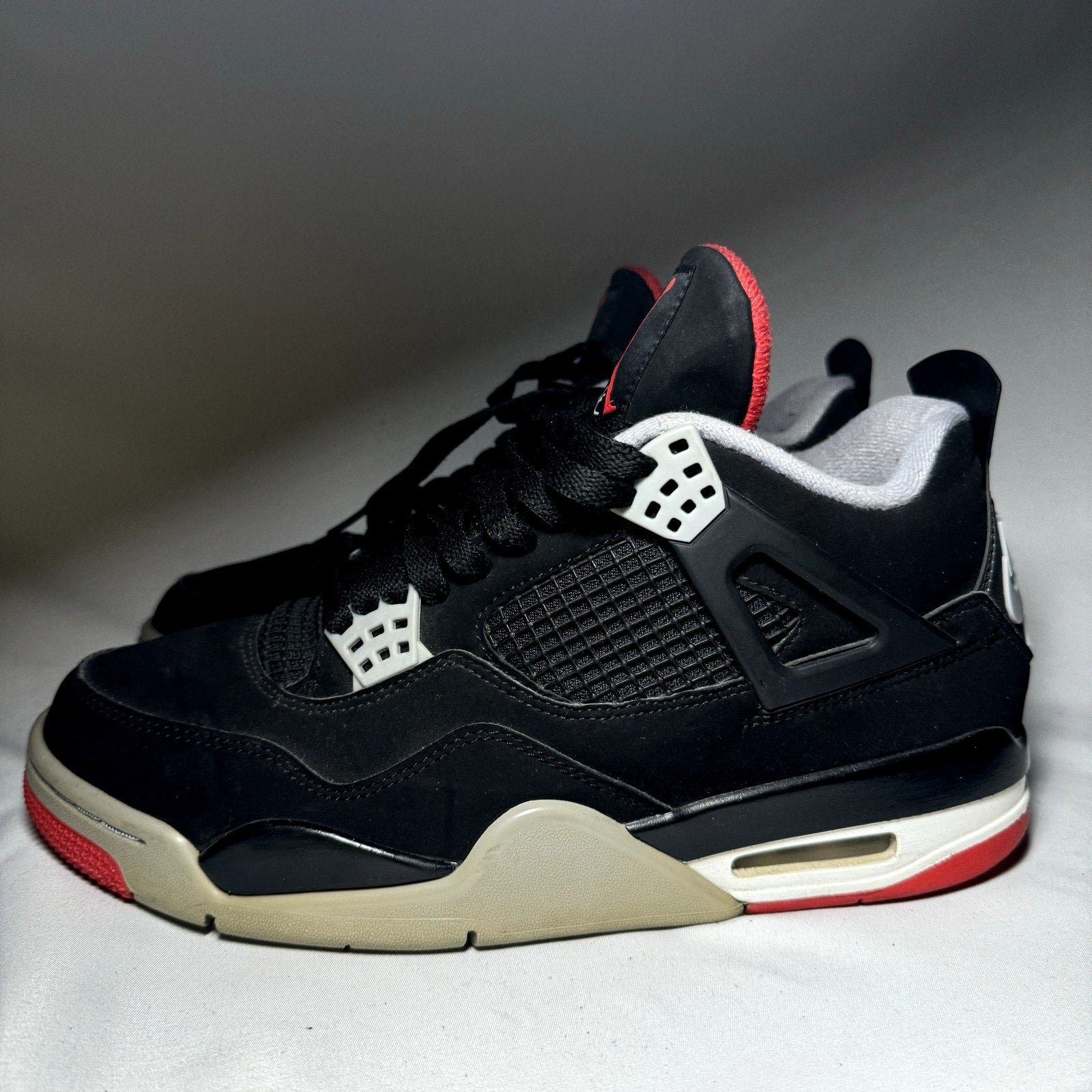 Air Jordan 4 Retro OG Bred 2019 Men's Shoes - Size 9.5