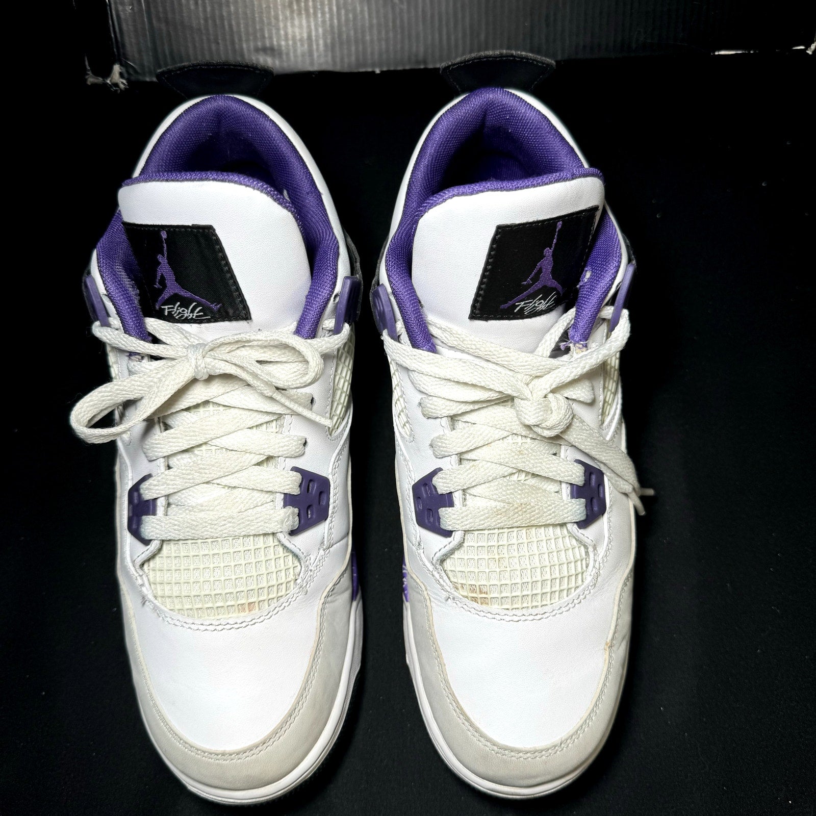 Air Jordan 4 Retro GS Ultraviolet Kids Shoes - Size 7