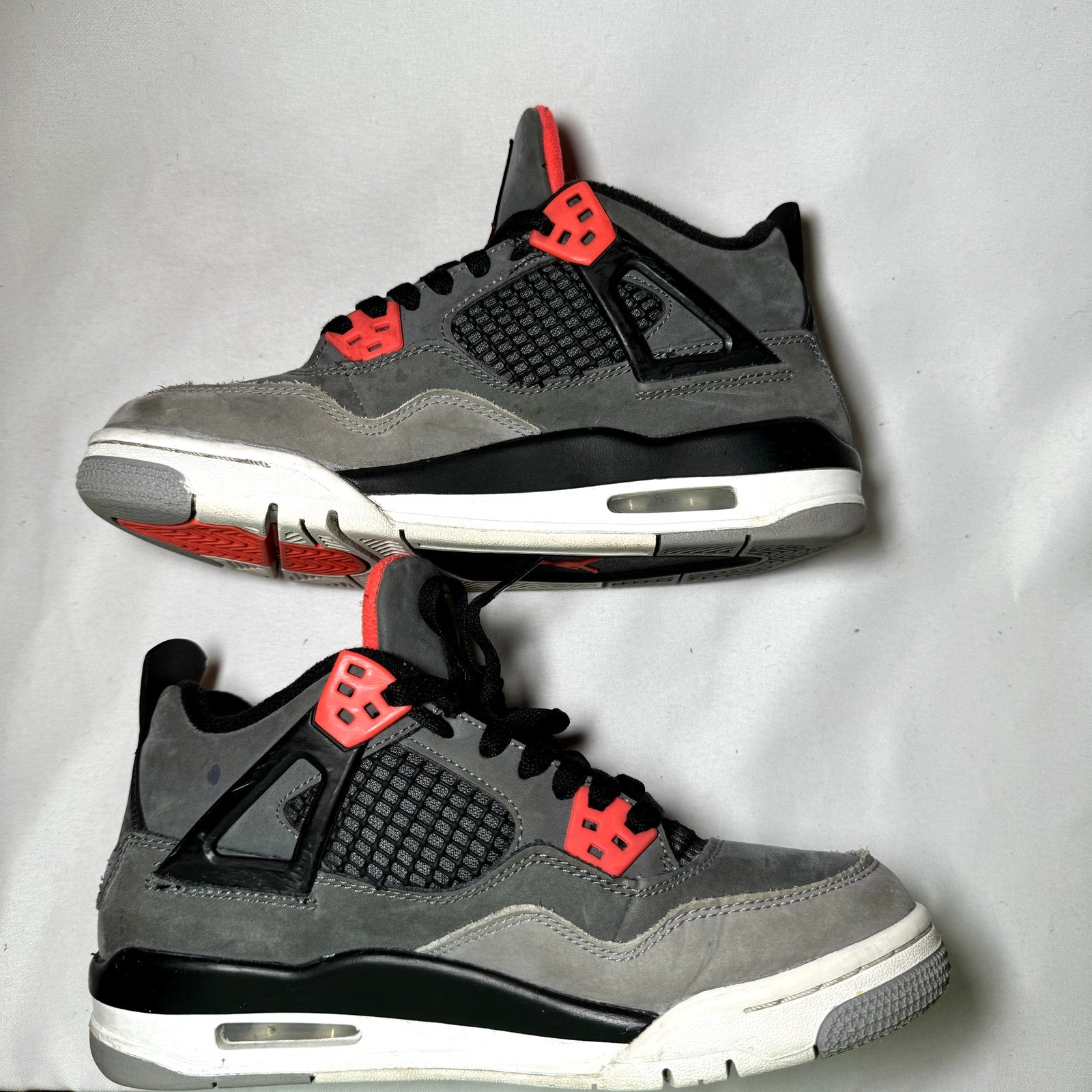 Air Jordan 4 Retro GS Infrared Kids Shoes - Size 5