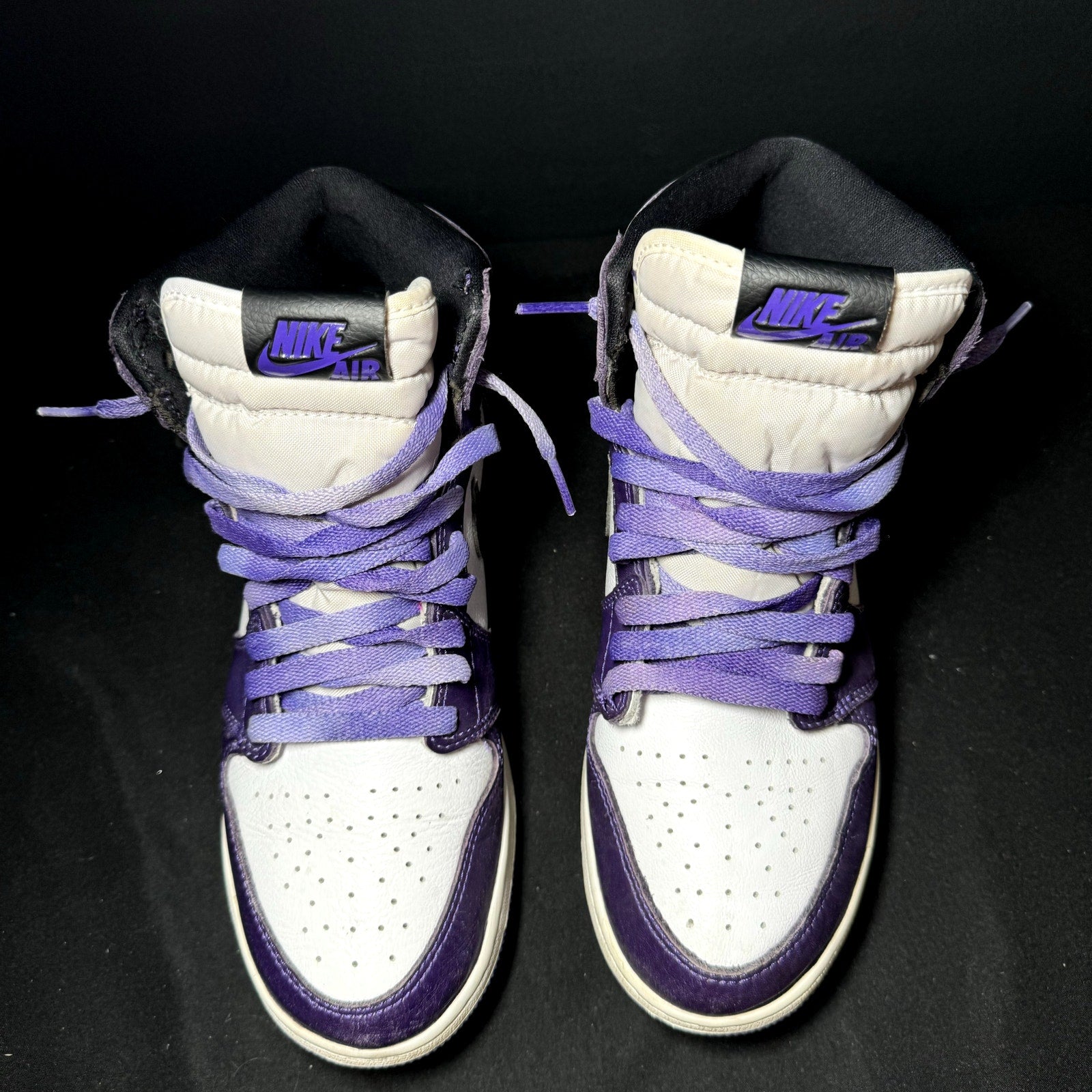 Air Jordan 1 Retro High OG GS Court Purple 2.0 Kids Shoes - Size 6.5