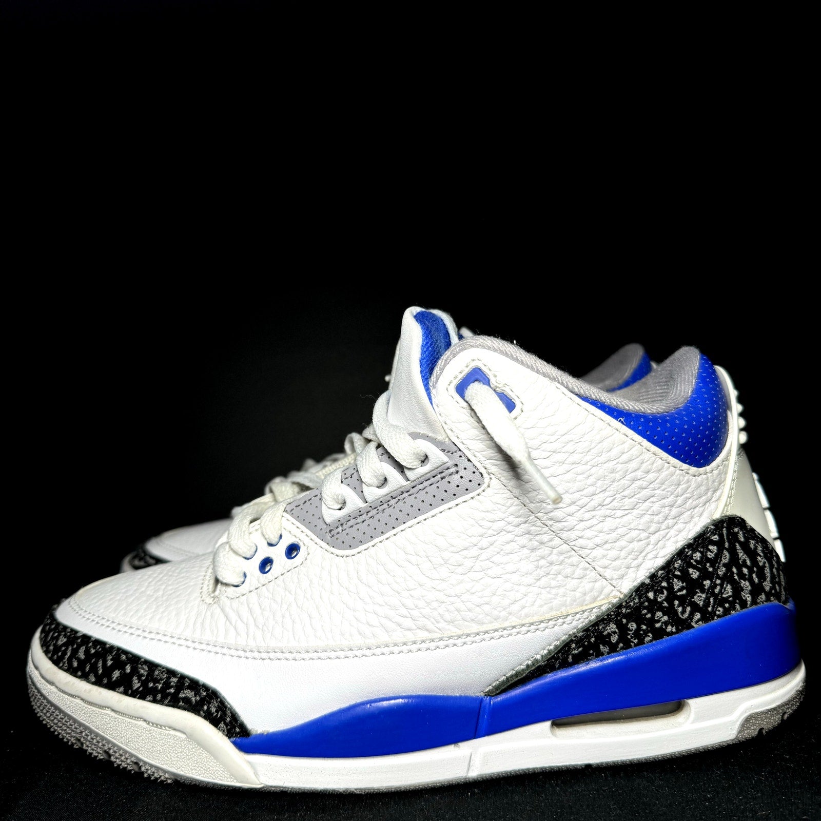 Air Jordan 3 Retro Racer Blue Men's Shoes - Size 7