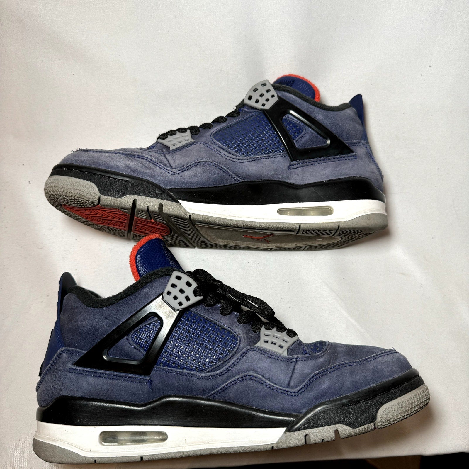 Air Jordan 4 Retro Winter Loyal Blue Men's Shoes - Size 9