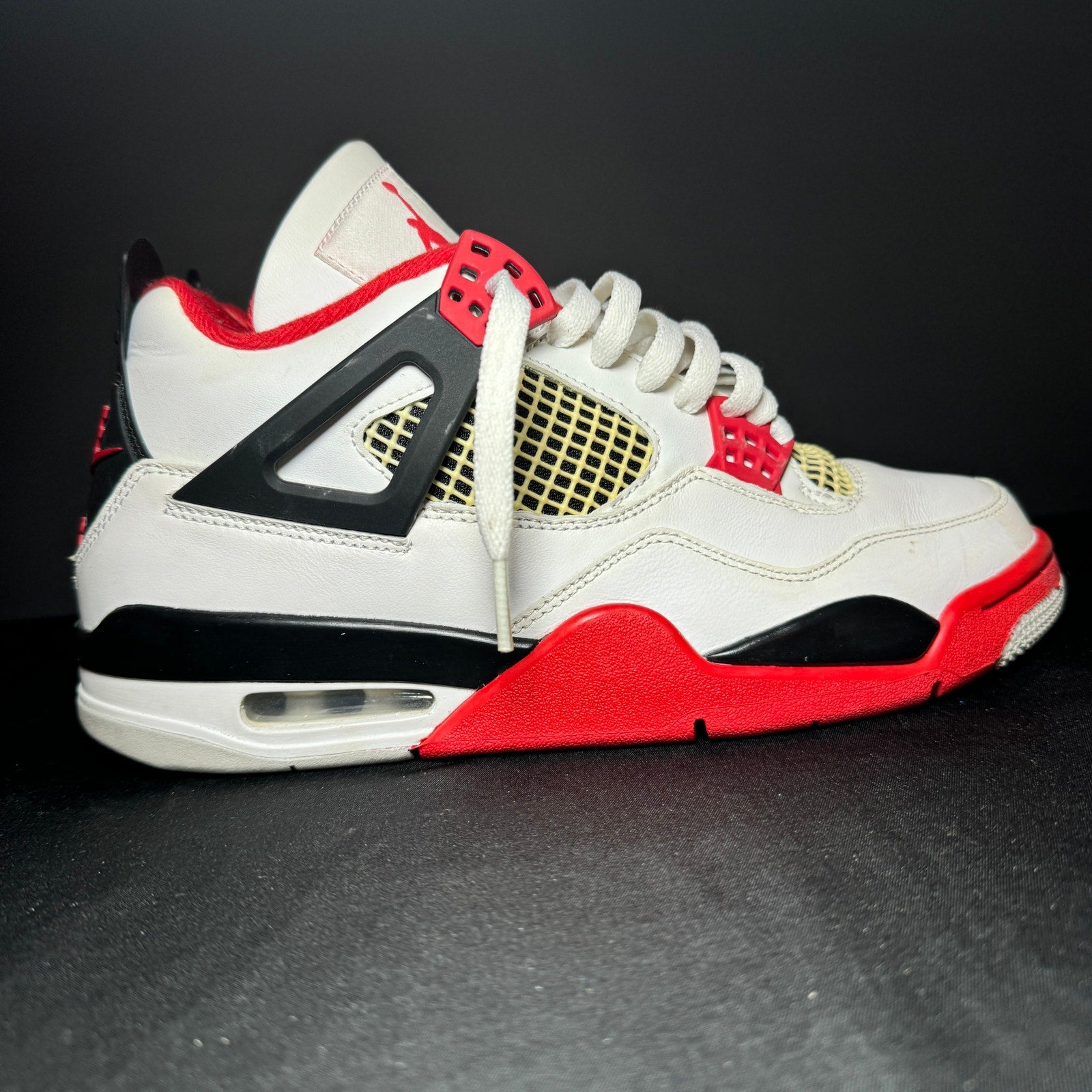 Air Jordan 4 Retro OG Fire Red 2020 Men's Shoes - Size 8