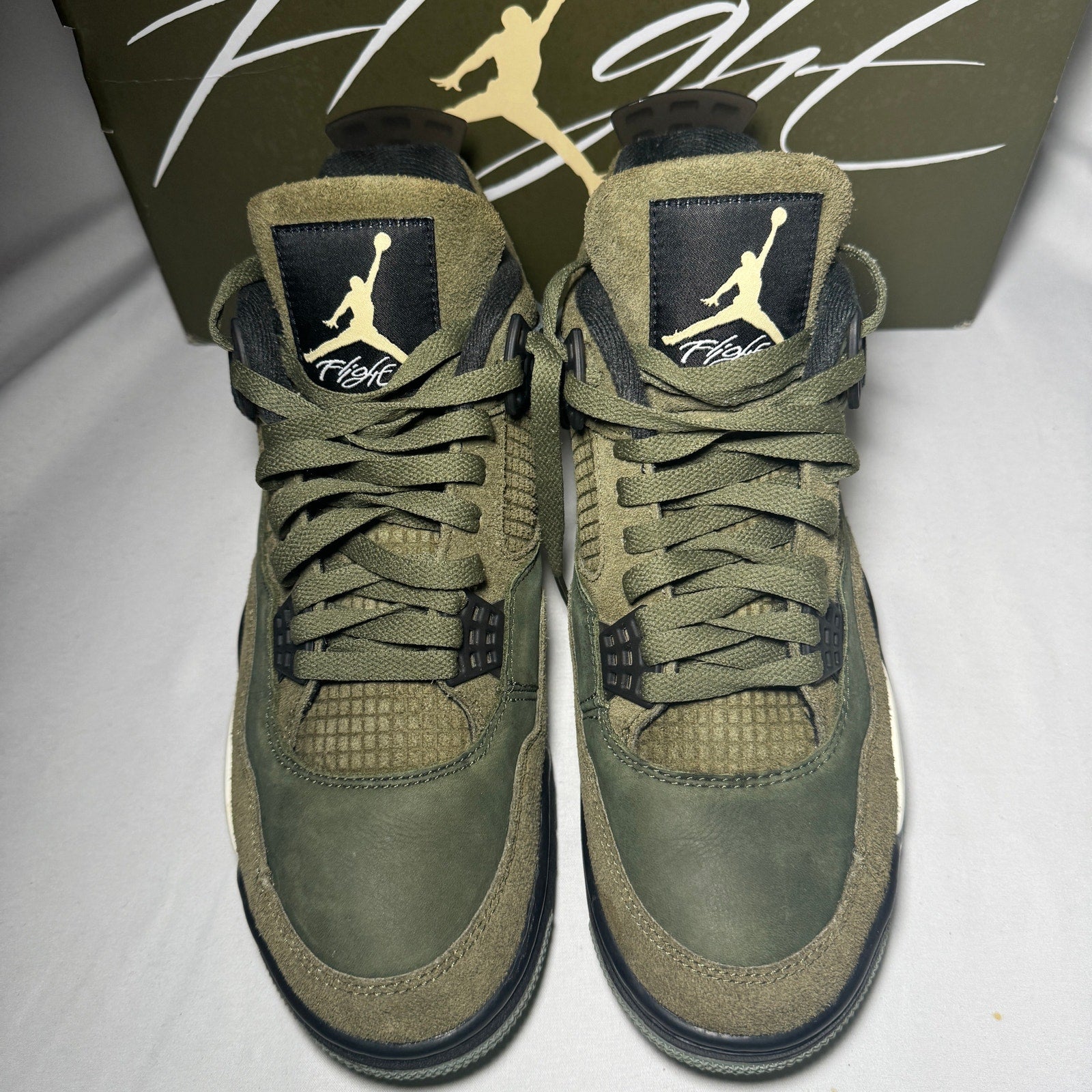 Air Jordan 4 Retro SE Craft Olive Men's Shoes - Size 9.5