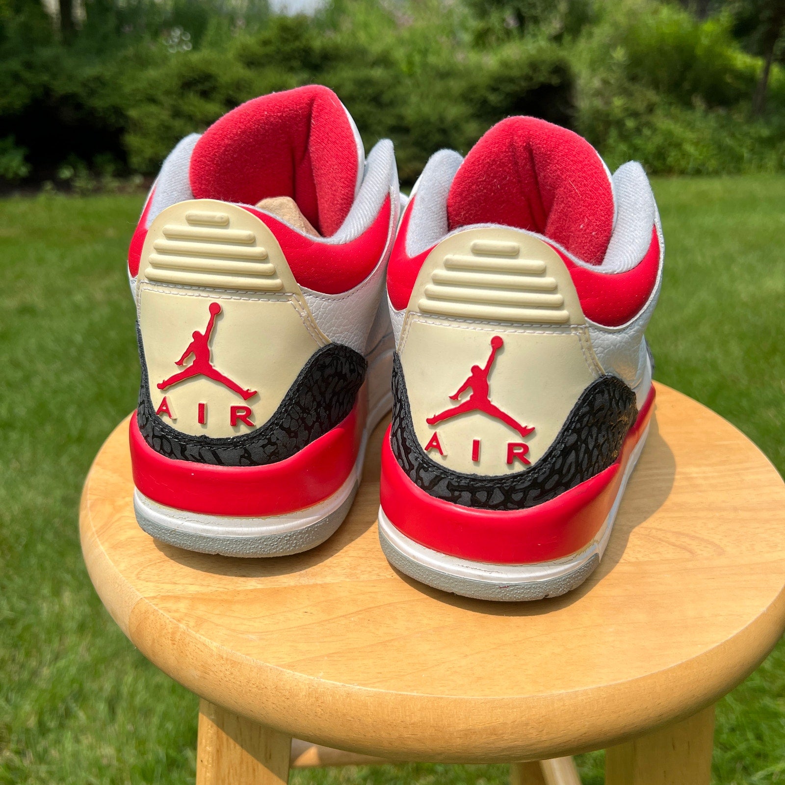 Air Jordan 3 Retro Fire Red 2007 Men's Shoes - Size 9.5