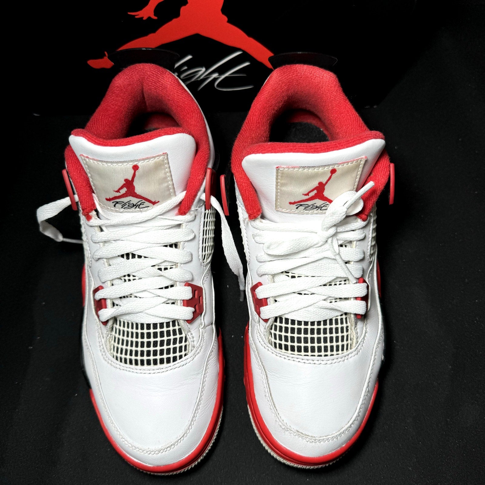 Air Jordan 4 Retro OG GS Fire Red 2020 Kids Shoes - Size 6