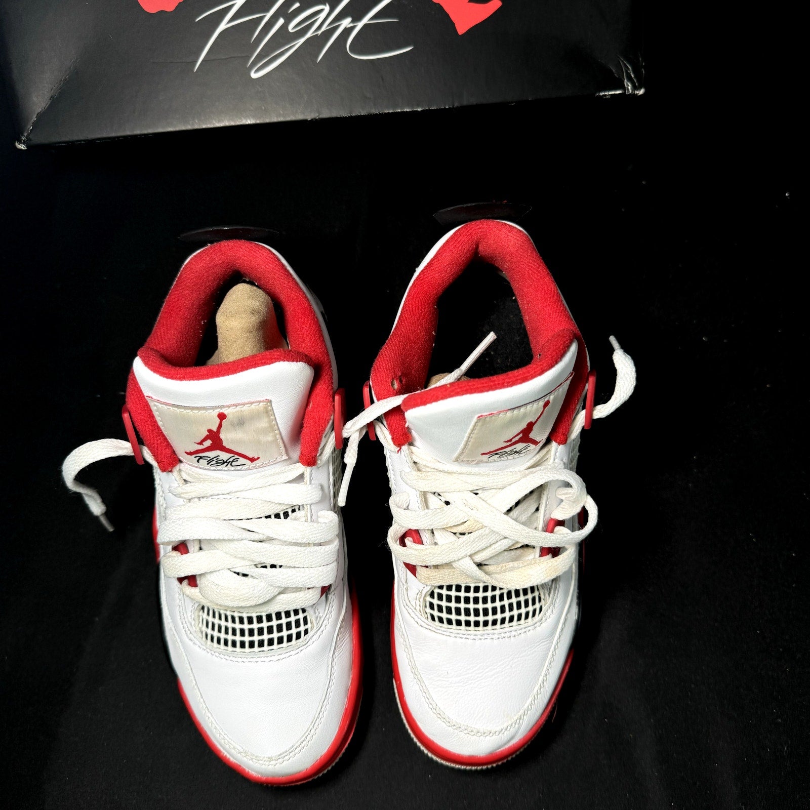 Air Jordan 4 Retro OG GS Fire Red 2020 Kids Shoes - Size 4