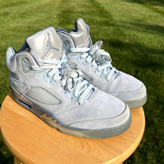 Air Jordan 5 Retro Blue Bird Sample 2021 Women's Shoes -Size 9