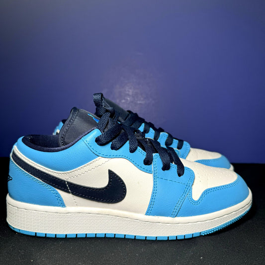 Air Jordan 1 Low GS UNC Kids Shoes - Size 5