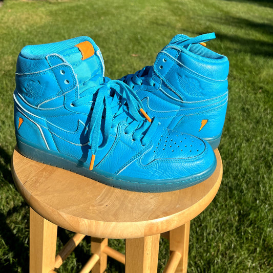 Air Jordan 1 Retro High OG G8RD Blue Lagoon Men's Shoes - Size 10