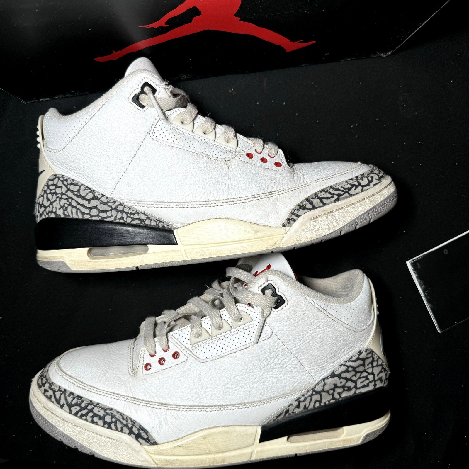 Air Jordan 3 Retro White Cement Reimagined Men's Shoes - Size 10