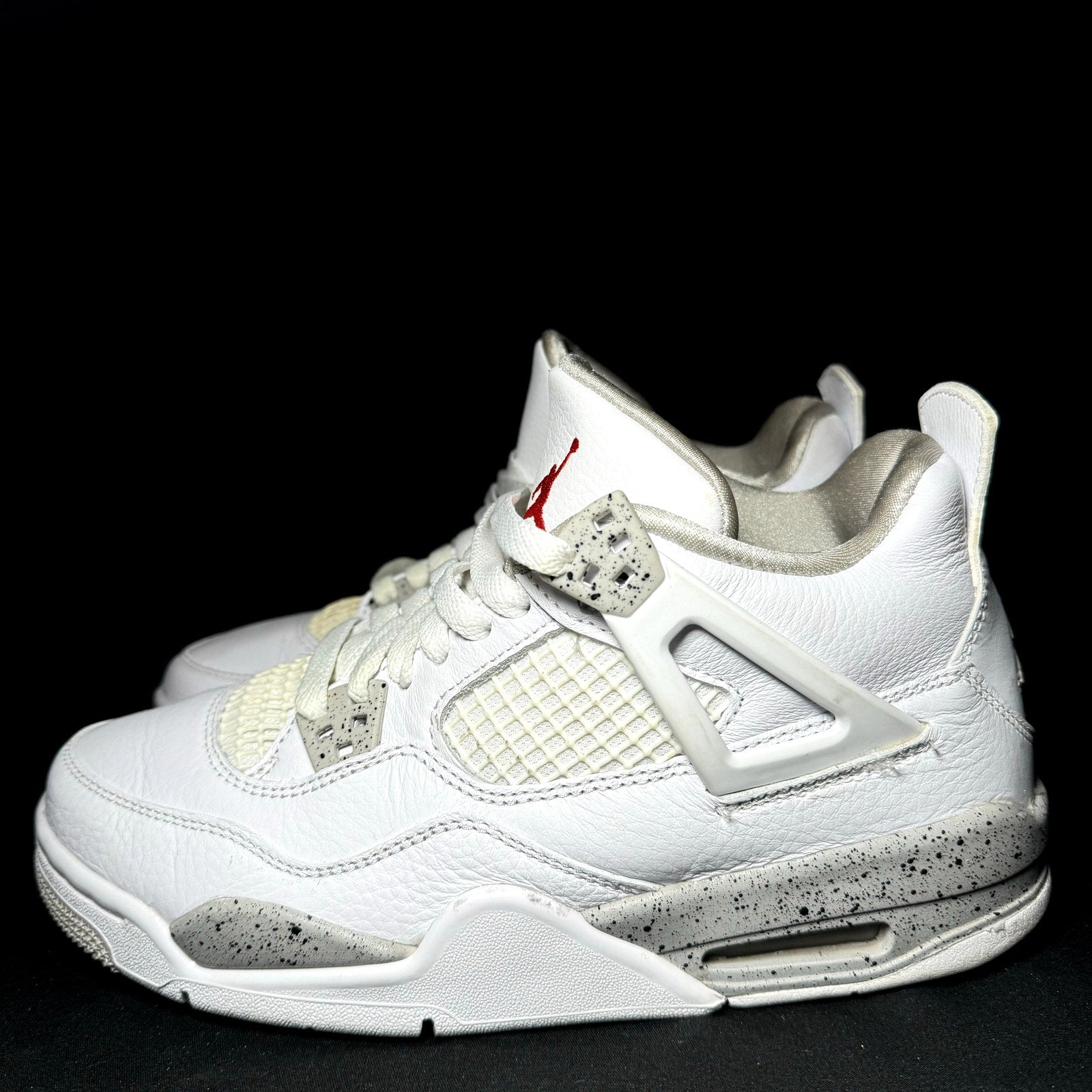 Air Jordan 4 Retro GS White Oreo 2021 Kids Shoes - Size 6.5